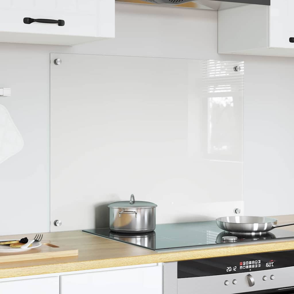 Kjøkkenbenkplate Gjennomsiktig 80 x 60 cm herdet glass
