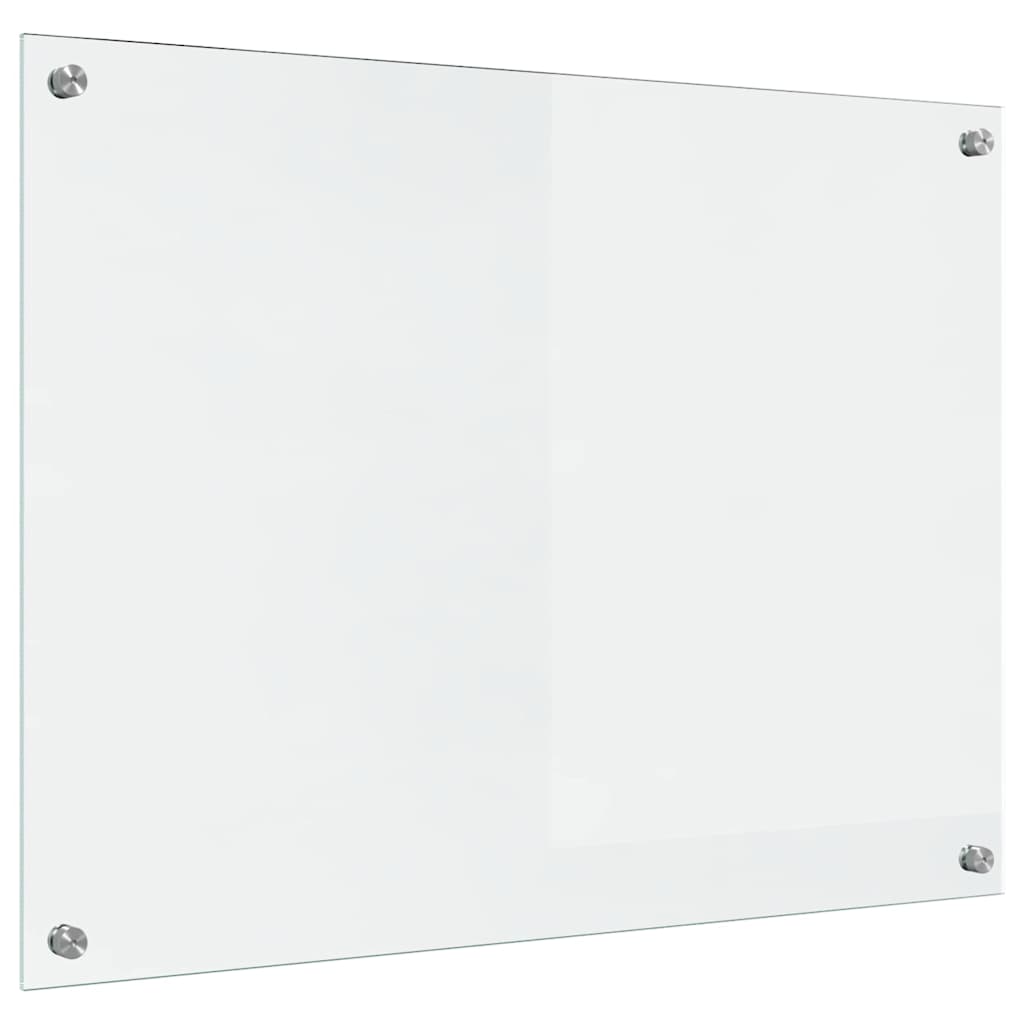 Kjøkkenbenkplate Gjennomsiktig 80 x 60 cm herdet glass