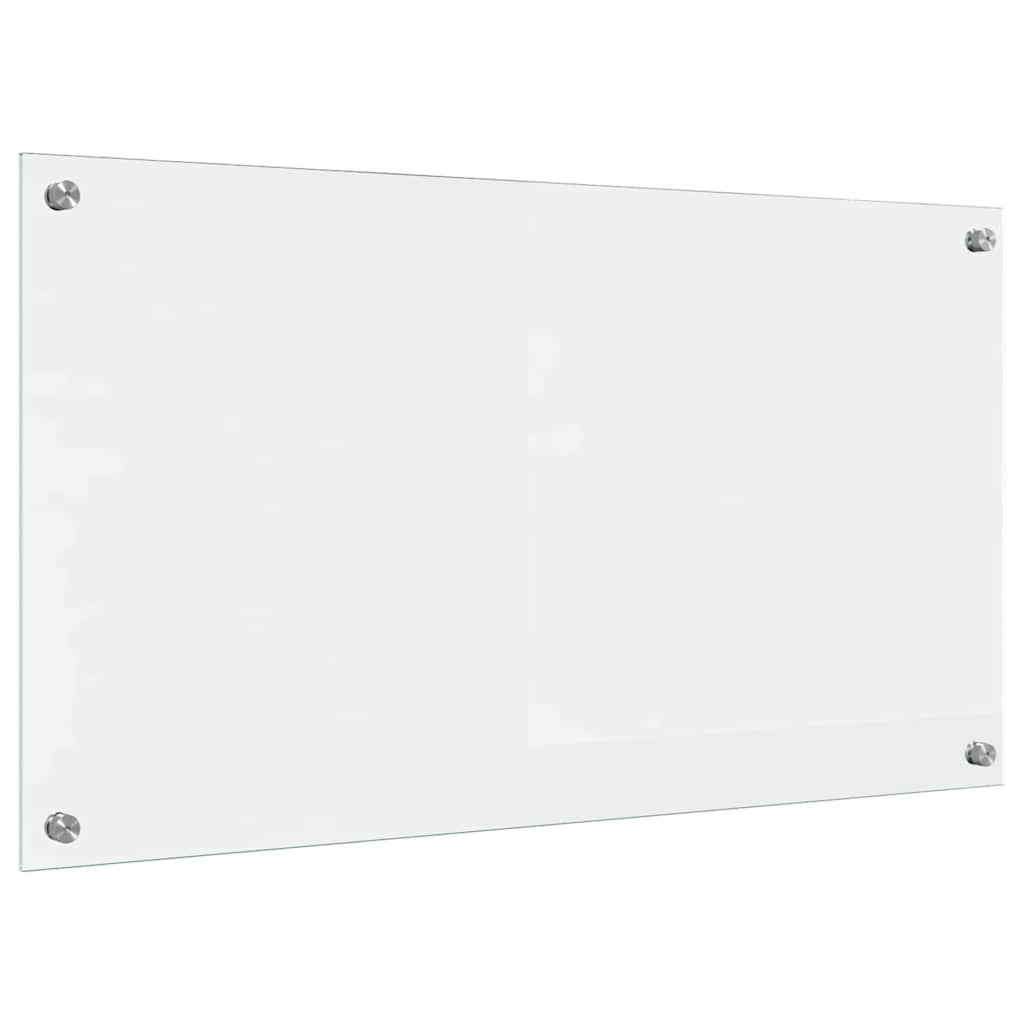 Kjøkkenbenkplate Gjennomsiktig 90 x 50 cm herdet glass