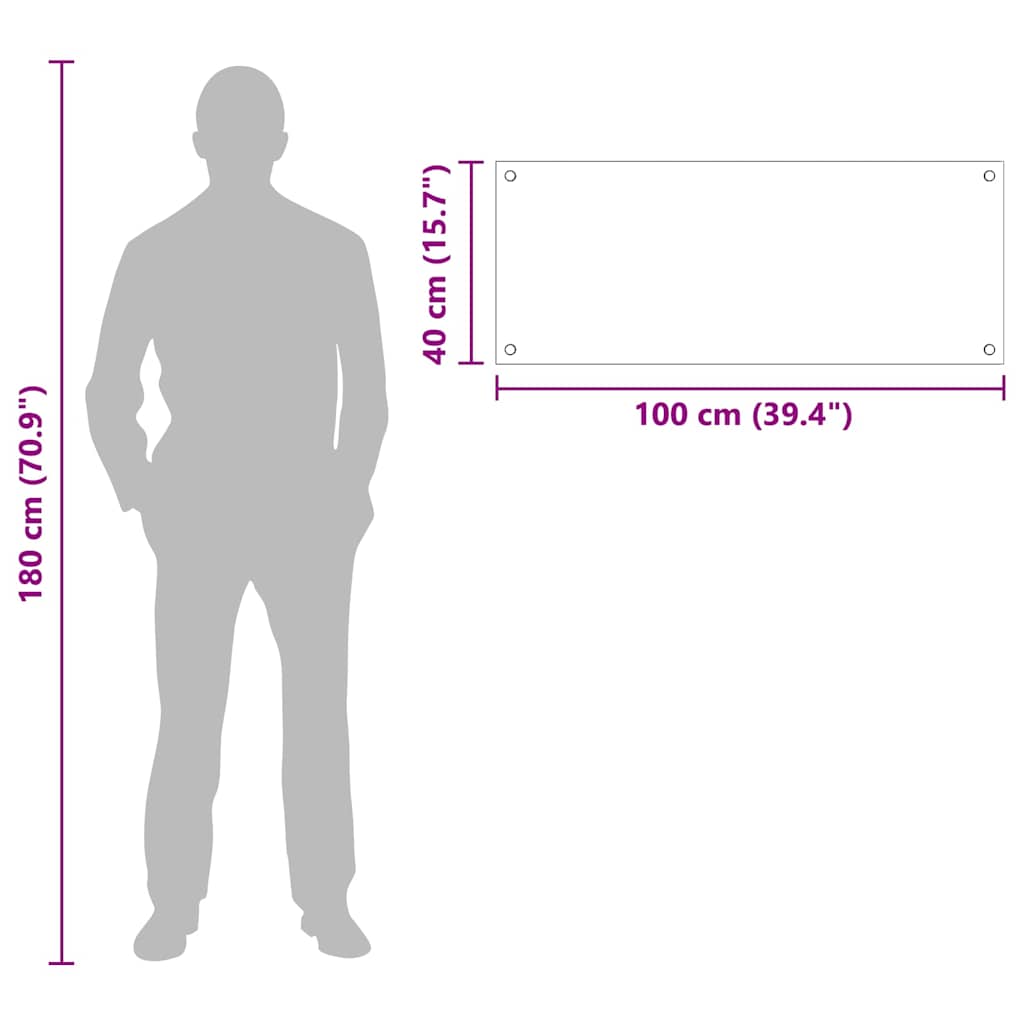 Kjøkkenbenkplate Svart 100 x 40 cm herdet glass