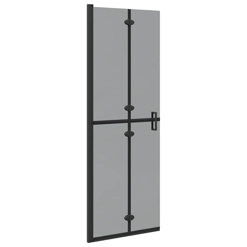 Walk-In dusjvegg Svart 70 x 6,5 x 190 cm