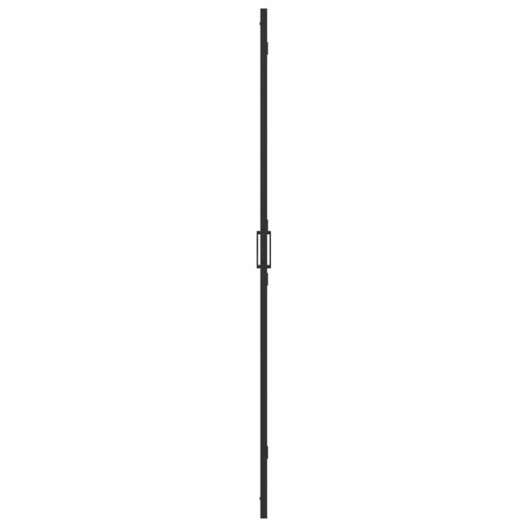 Walk-In dusjvegg Svart 70 x 6,5 x 190 cm