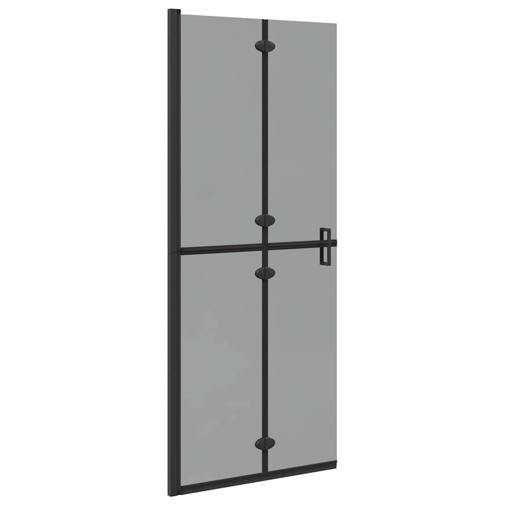 Walk-In dusjvegg Svart 80 x 6,5 x 190 cm