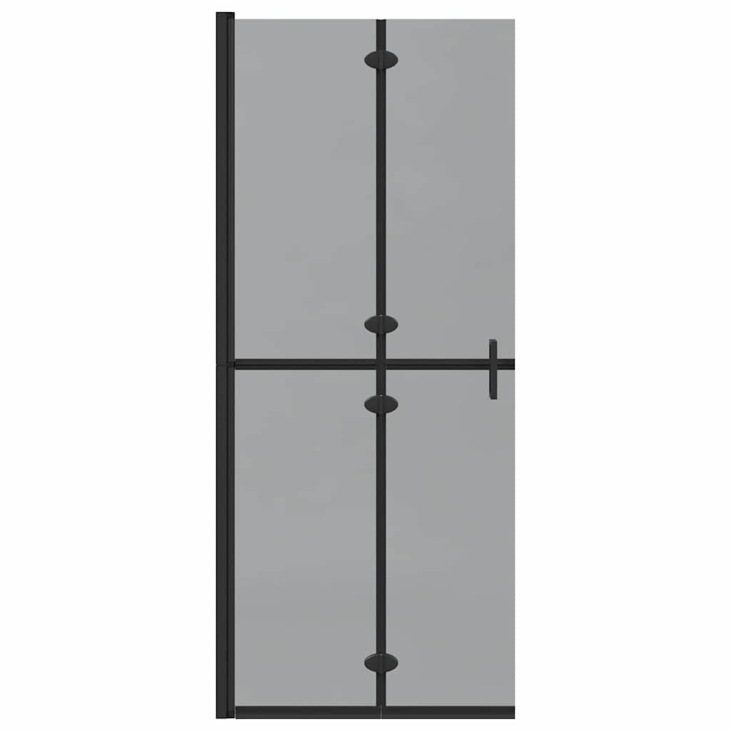 Walk-In dusjvegg Svart 80 x 6,5 x 190 cm