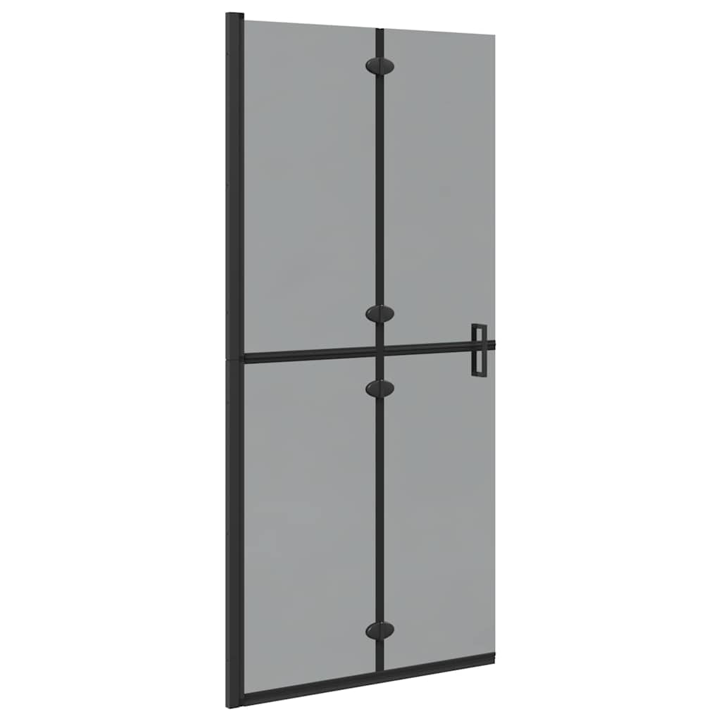 Walk-In dusjvegg Svart 90 x 6.5 x 190 cm