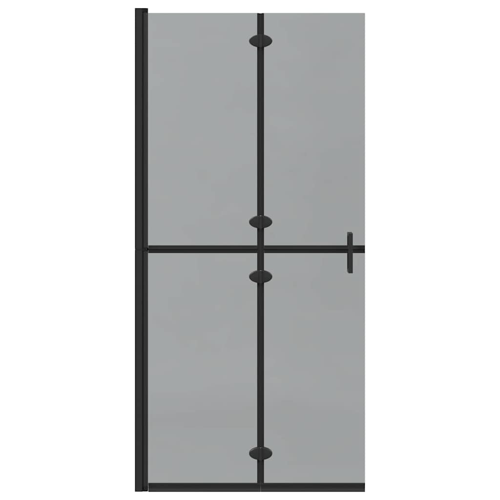 Walk-In dusjvegg Svart 90 x 6.5 x 190 cm
