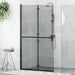 Walk-In dusjvegg Svart 110 x 6,5 x 190 cm