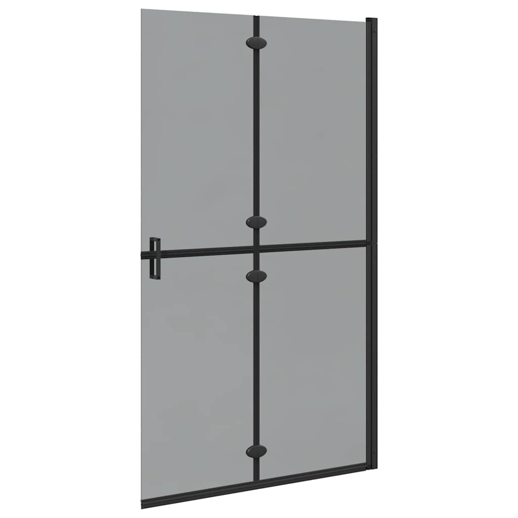 Walk-In dusjvegg Svart 110 x 6,5 x 190 cm