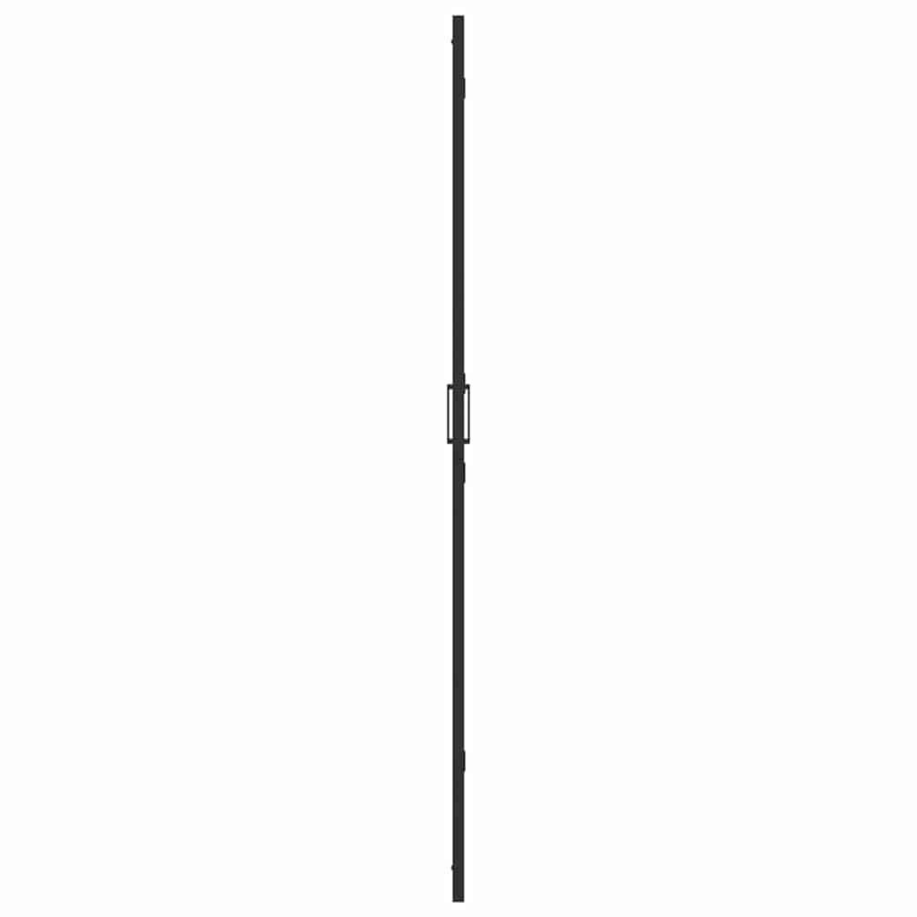 Walk-In dusjvegg Svart 120 x 6,5 x 190 cm