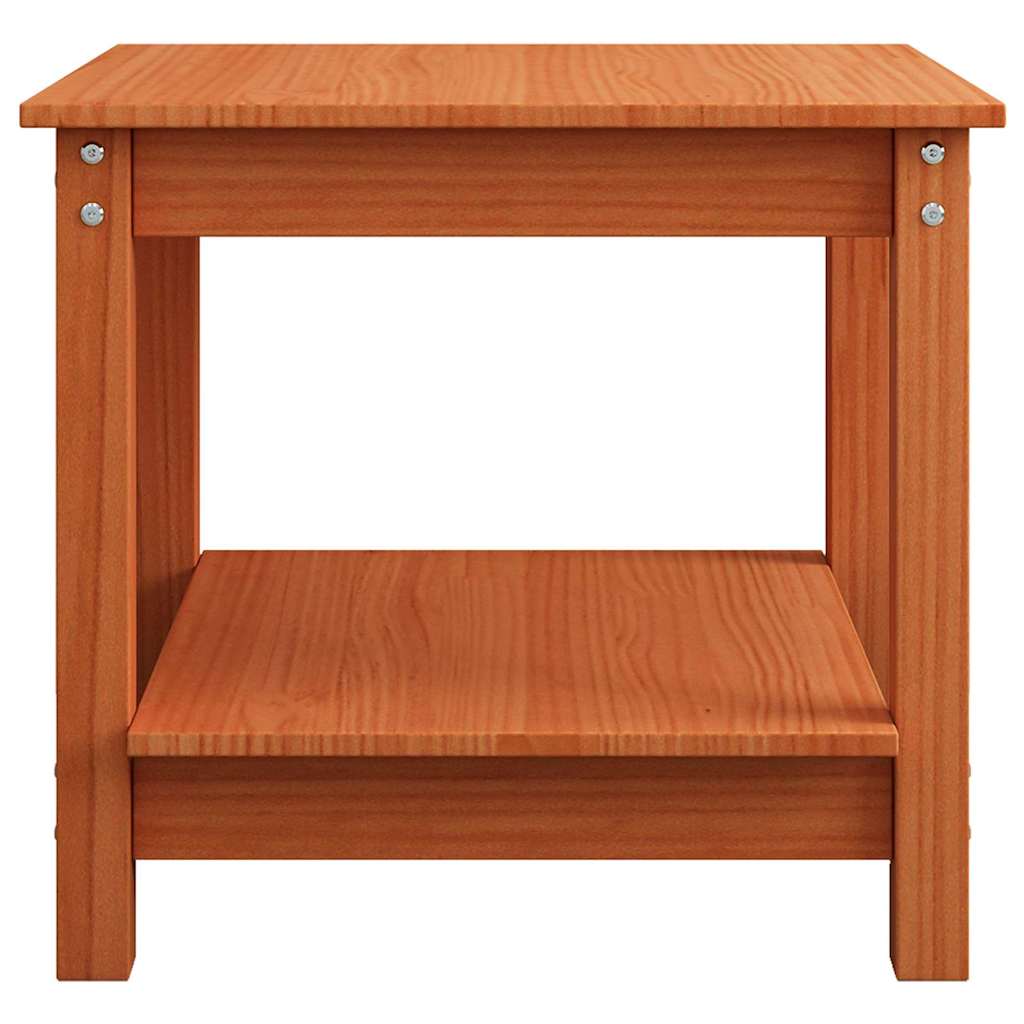 Kaffebord Voksbrun 50 x 50 x 45 cm Heltre furu