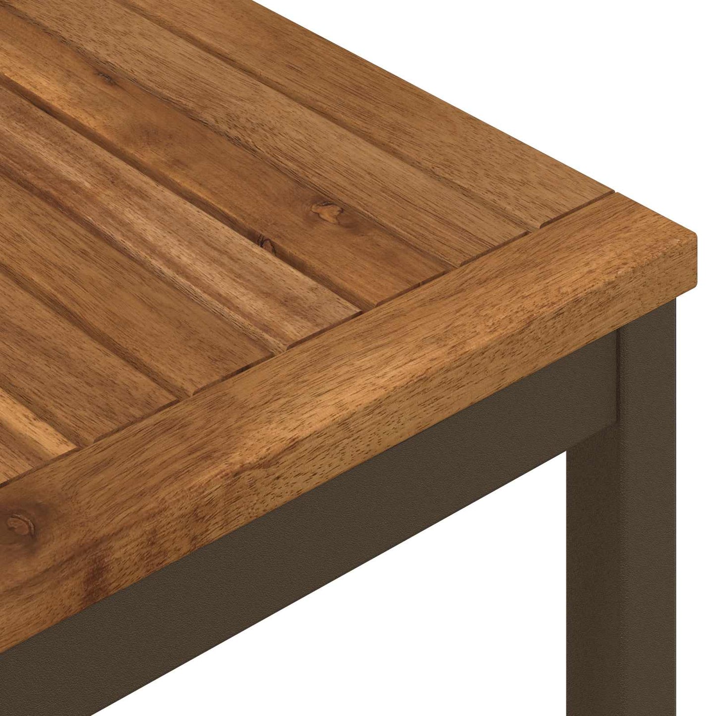 Hage middagsbord Naturlig og Kaffe 196 x 100,5 x 75 cm