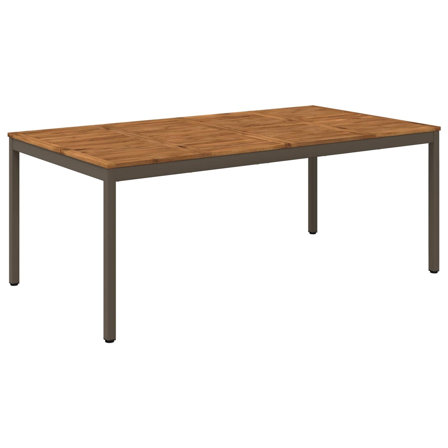 Hage middagsbord Naturlig og Kaffe 196 x 100,5 x 75 cm