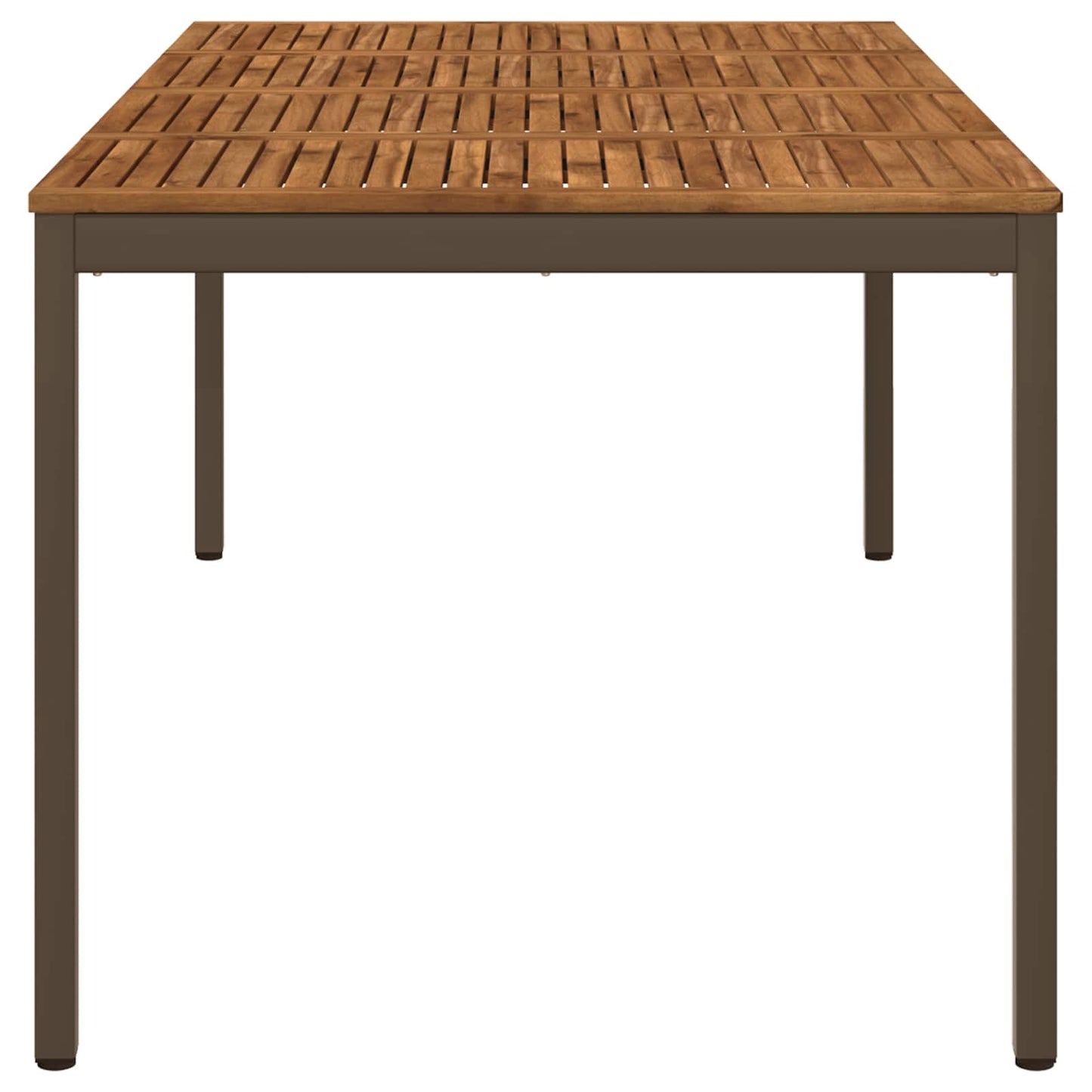 Hage middagsbord Naturlig og Kaffe 196 x 100,5 x 75 cm