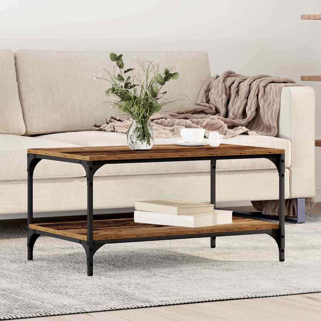 Kaffebord Gamle tre 80 x 50 x 40 cm Konstruert tre