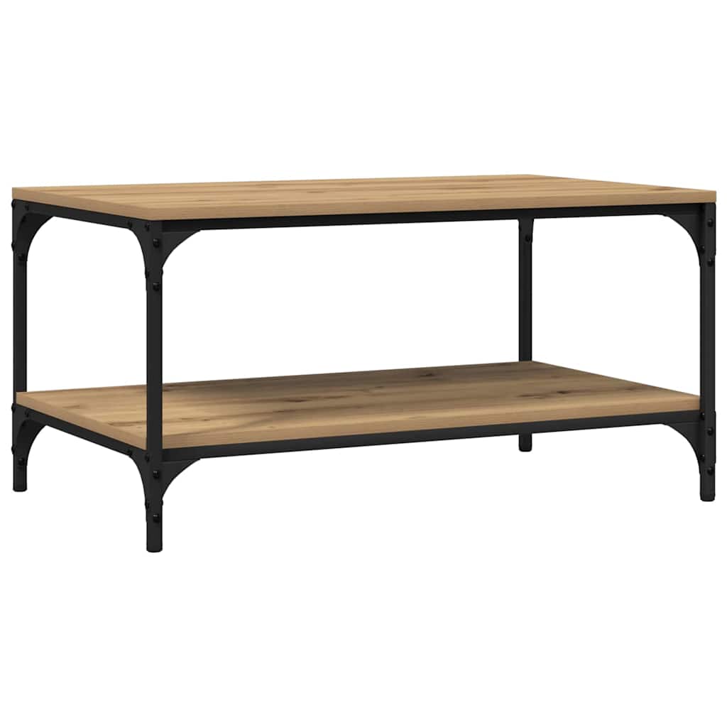 Kaffebord Artisan Eik 81 x 50 x 40 cm Konstruert tre