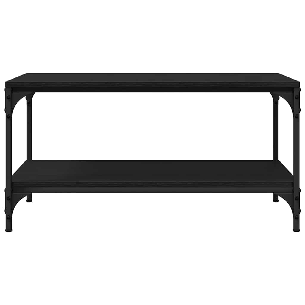 Kaffebord Svart Eik 82 x 50 x 40 cm Konstruert tre