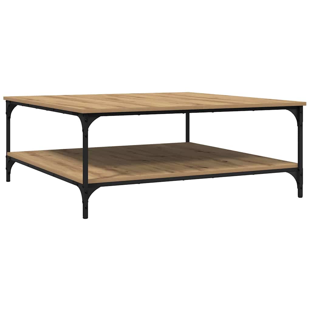 Kaffebord artisan eik 100 x 100 x 40 cm Konstruert tre