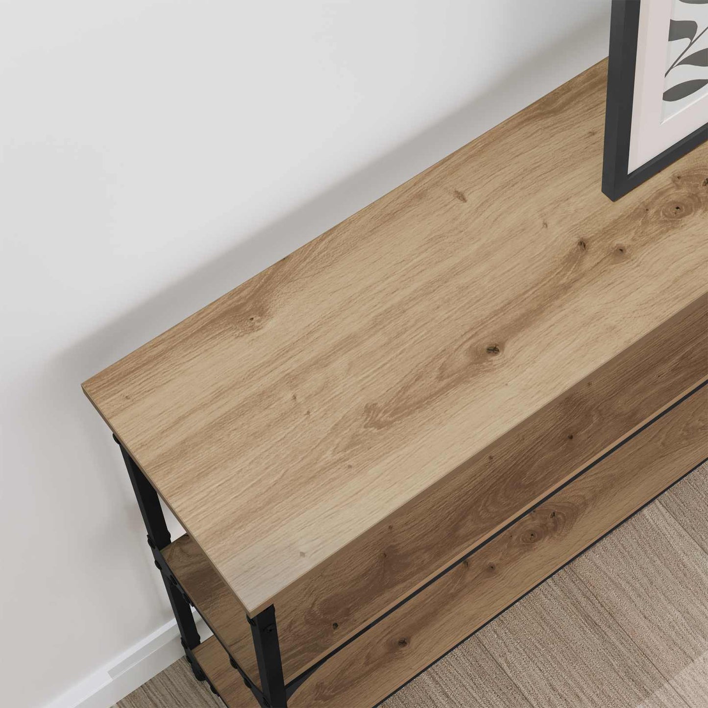 Konsollbord Artisan Eik 100 x 22,5 x 75 cm Konstruert tre