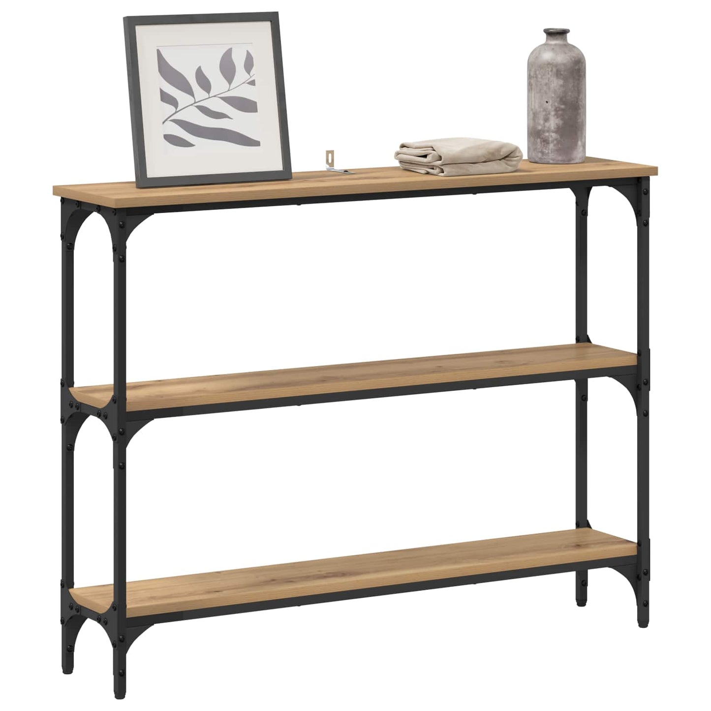 Konsollbord Artisan Eik 100 x 22,5 x 75 cm Konstruert tre