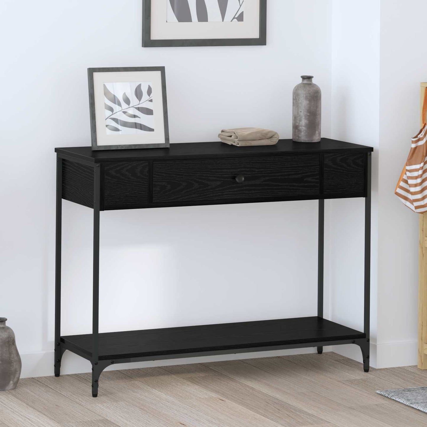 Konsollbord Annet Svart eik 100 x 34.5 x 75 cm Konstruert tre