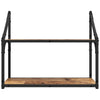 Vegghylle med hylle Gammelt tre 60 x 21 x 51 cm Konstruert tre