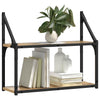 Vegghylle med hylle artisan eik 60 x 21 x 51 cm Konstruert tre
