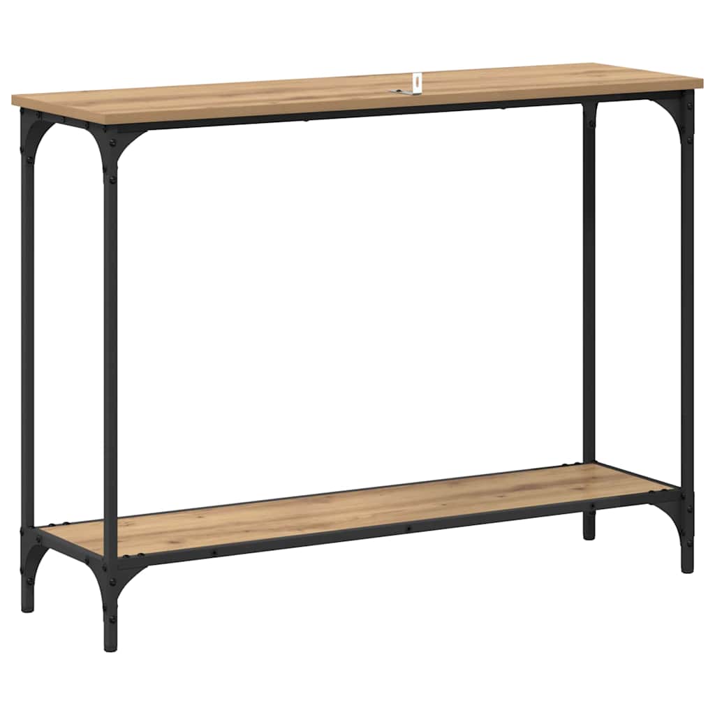 Konsollbord artisan eik 101 x 30.5 x 75 cm Konstruert tre