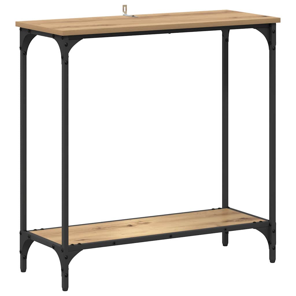 Konsollbord artisan eik 75 x 30.5 x 75 cm Konstruert tre