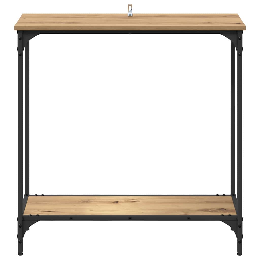 Konsollbord artisan eik 75 x 30.5 x 75 cm Konstruert tre