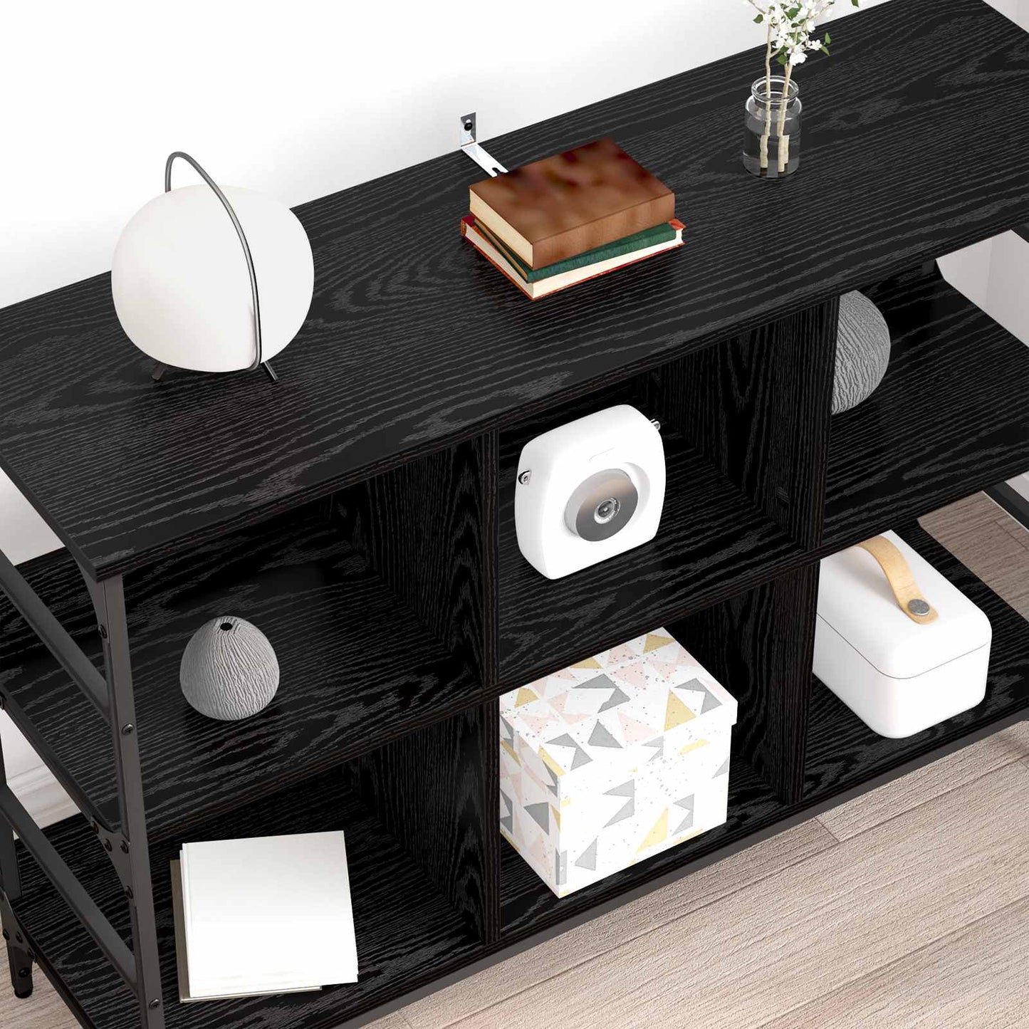 Serviesskap Svart Eik 102 x 32 x 73,5 cm