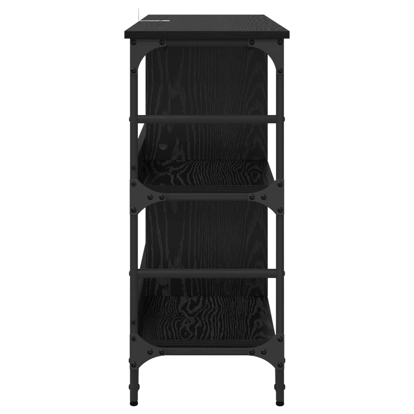 Serviesskap Svart Eik 102 x 32 x 73,5 cm