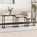 Kaffebord med Nesting 3 pcs artisan eik Konstruert tre