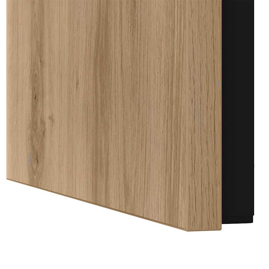 Kaffebord 3 pcs Artisan Eik Konstruert tre