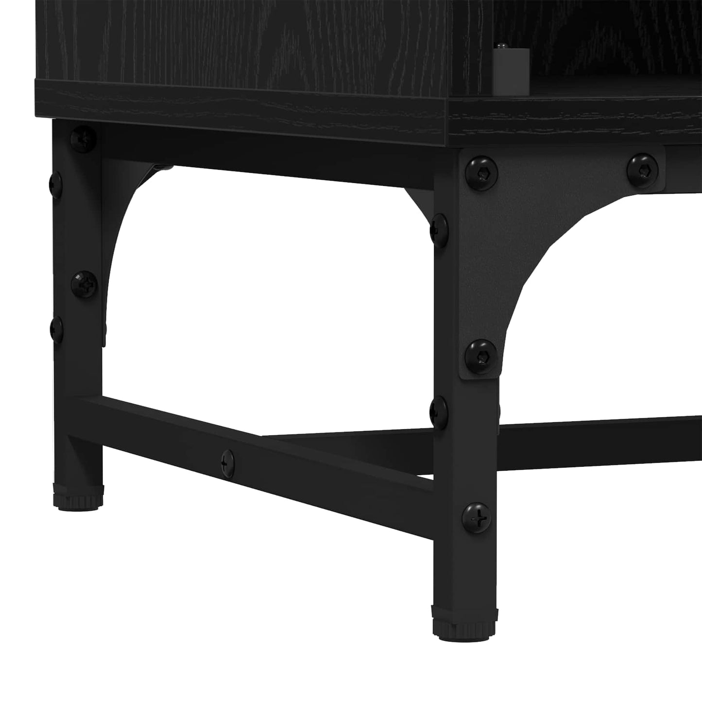 Serviesskap Svart Eik 35 x 37 x 117 cm