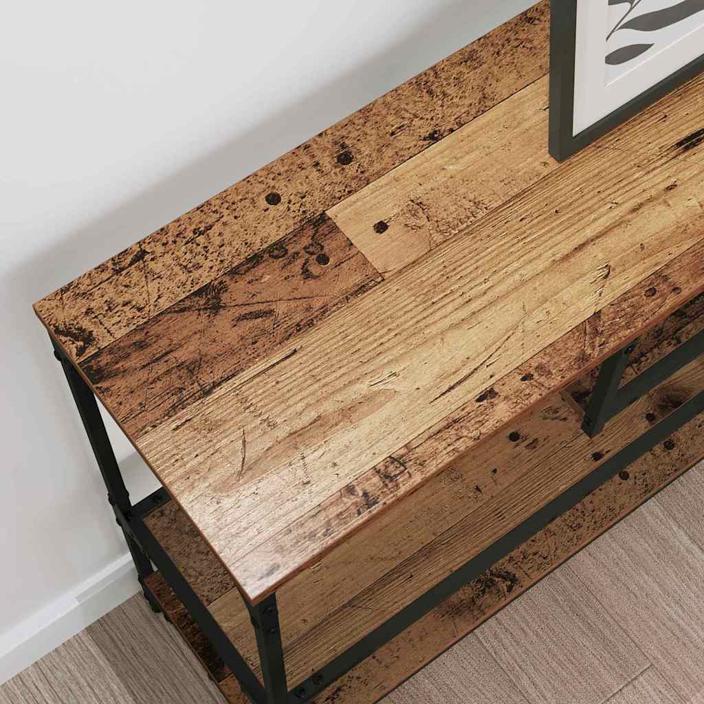Konsollbord Gammelt tre 100 x 30 x 75 cm Konstruert tre