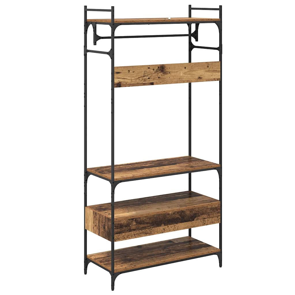 Garderobeskap Gammelt tre 89 x 39 x 184.5 cm Konstruert tre