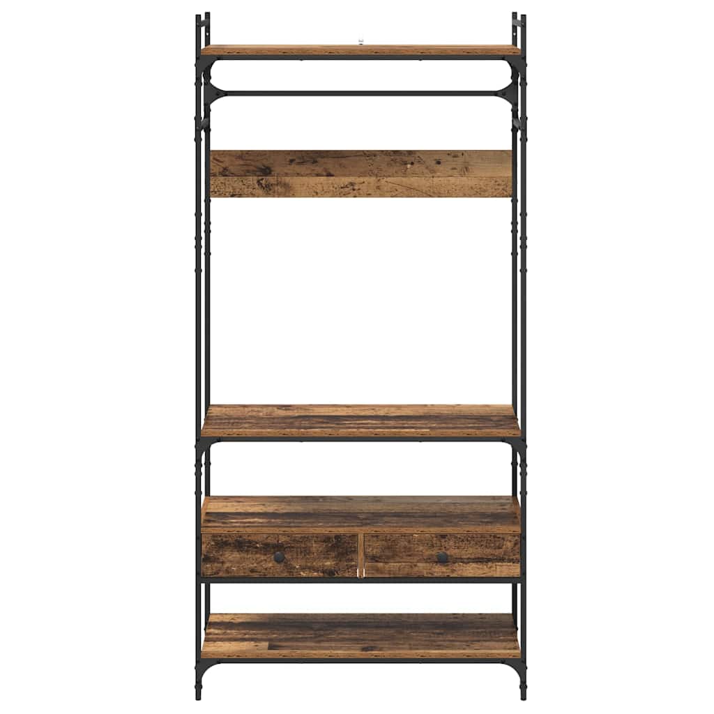 Garderobeskap Gammelt tre 89 x 39 x 184.5 cm Konstruert tre