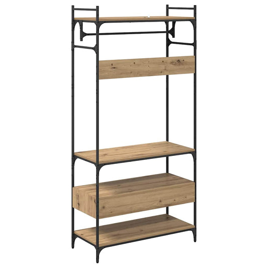 Garderobeskap artisan eik 89 x 39 x 184.5 cm Konstruert tre