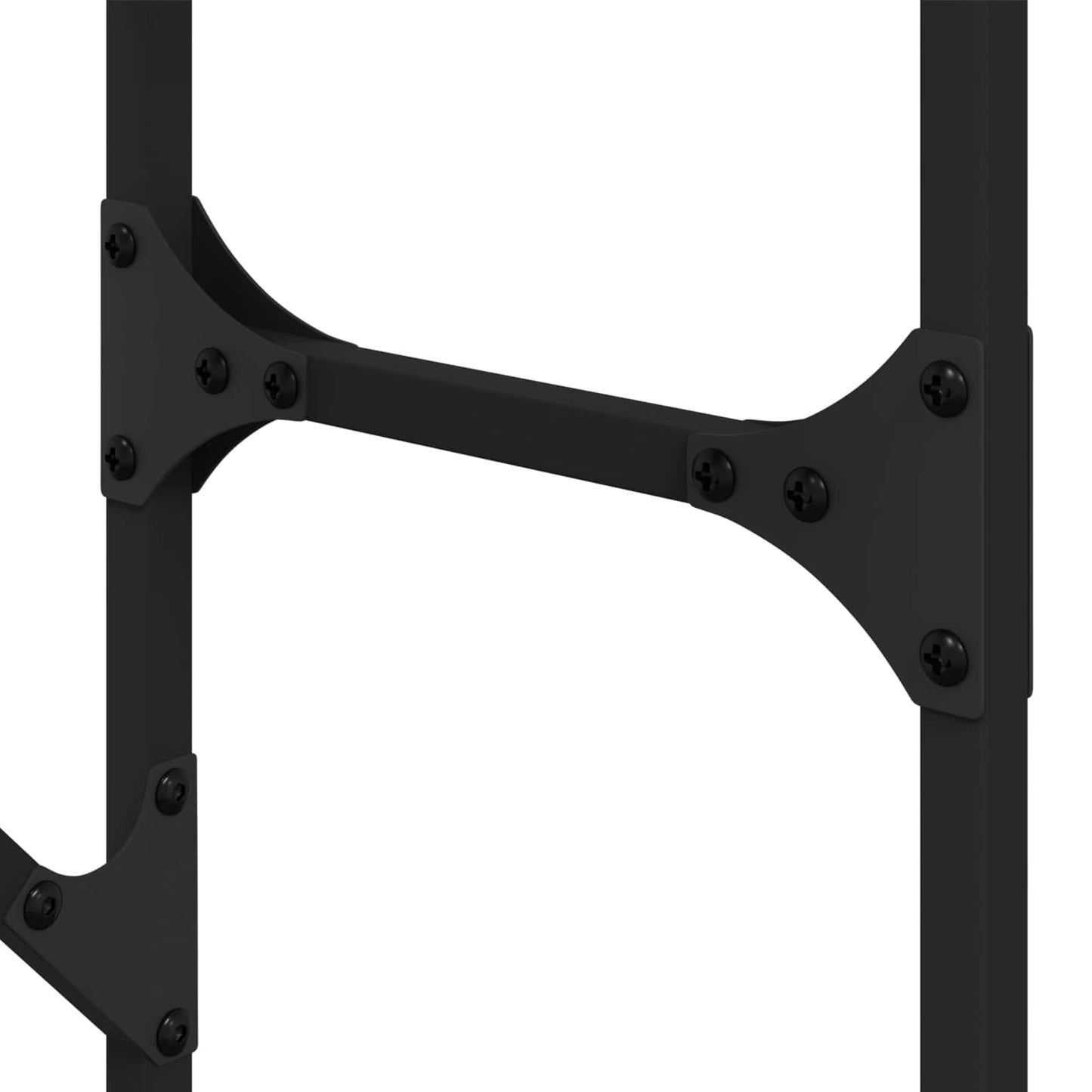 Vaskemaskinhylle Svart 0ak 67 x 25 x 163 cm Konstruert tre