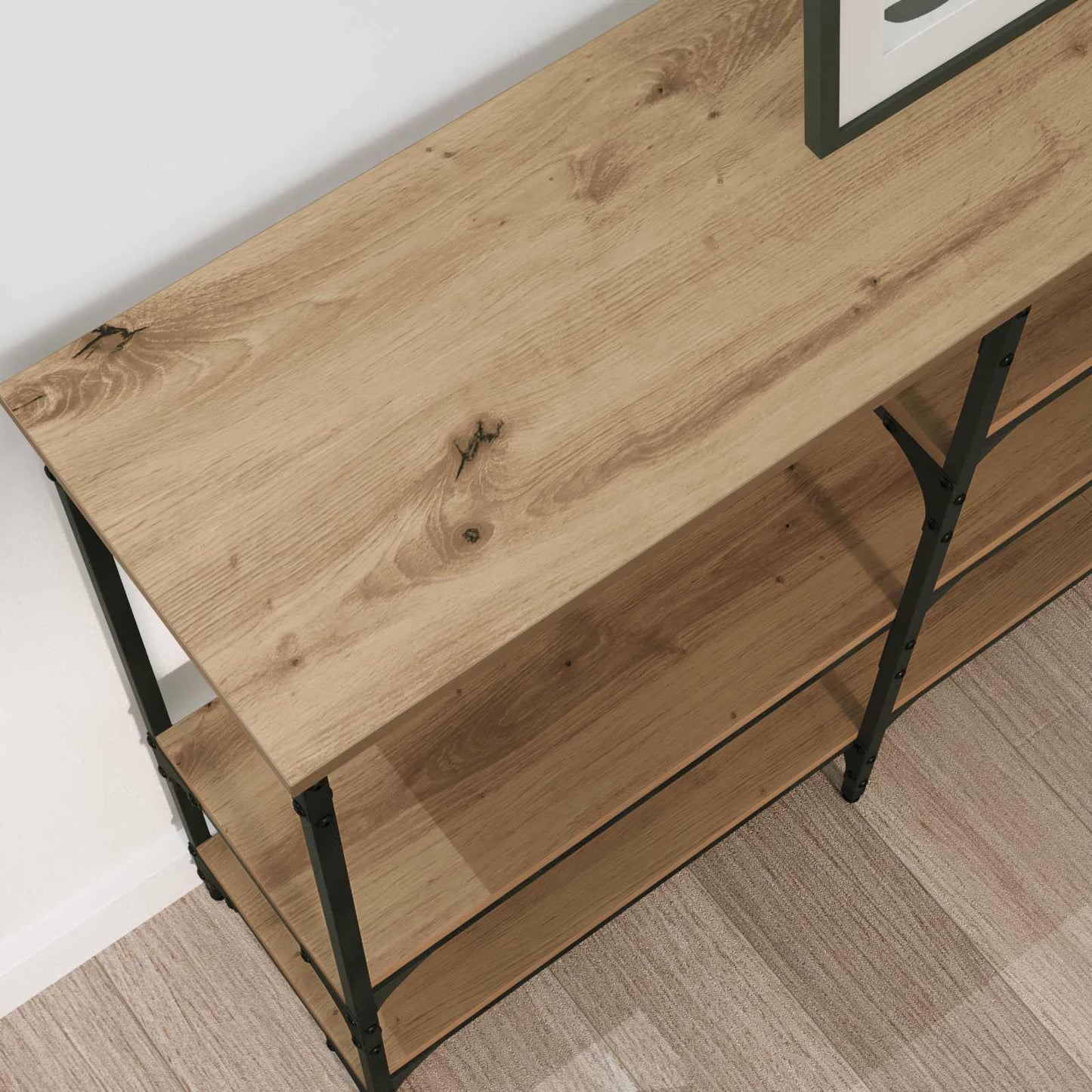 Konsollbord artisan eik 160 x 29 x 80 cm Konstruert tre