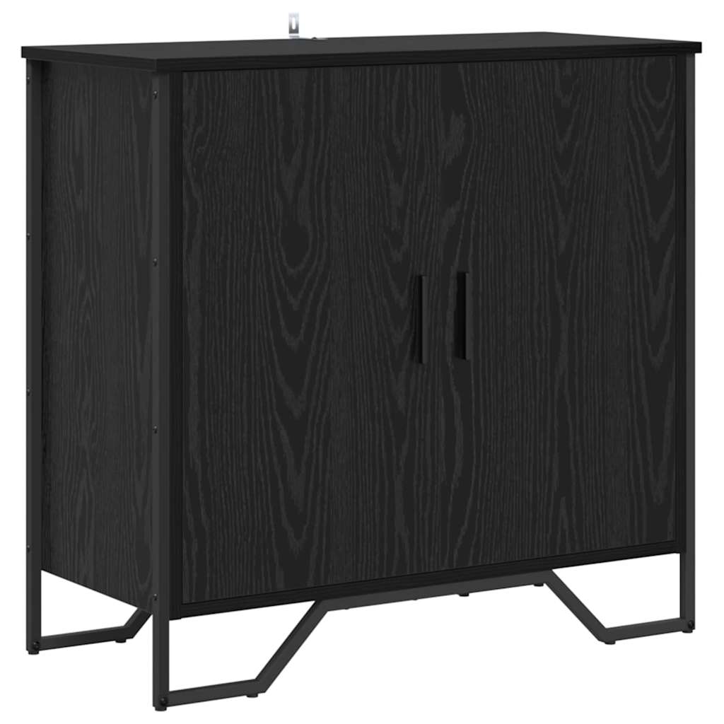 Serviesskap Svart Eik 78 x 35 x 74.5 cm