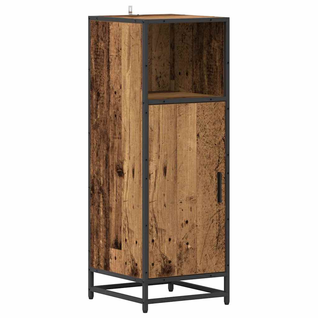 Baderomsskap Gammelt tre 35 x 37.5 x 100 cm Konstruert tre