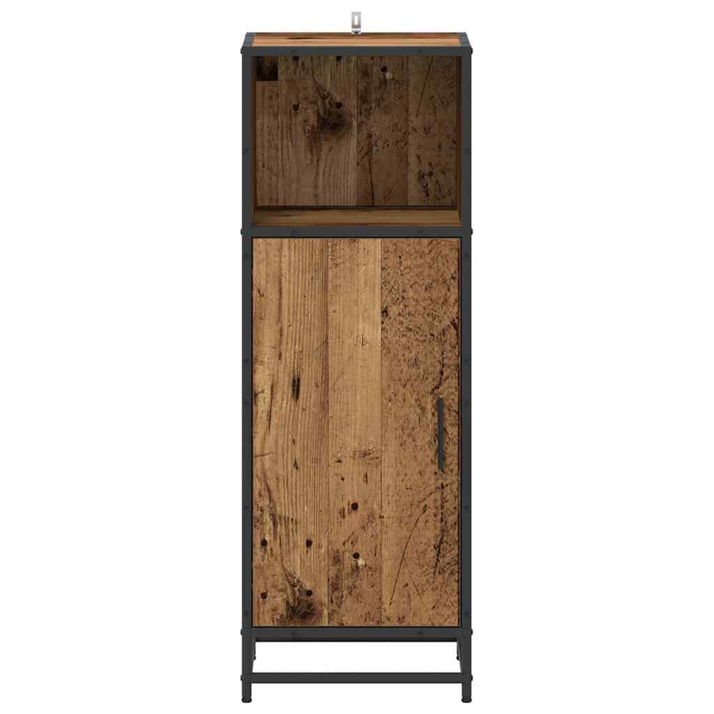 Baderomsskap Gammelt tre 35 x 37.5 x 100 cm Konstruert tre