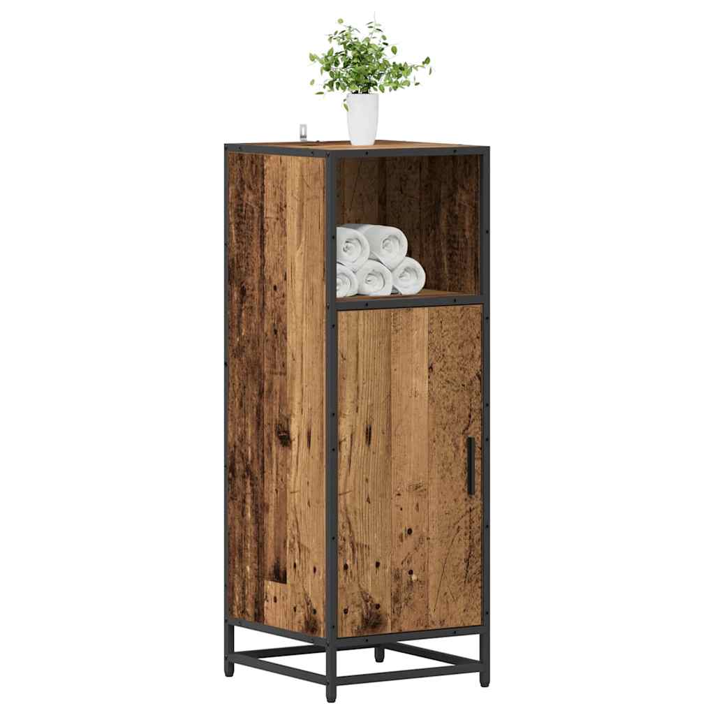 Baderomsskap Gammelt tre 35 x 37.5 x 100 cm Konstruert tre