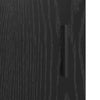 Baderomsskap Svart eik 35 x 37.5 x 100 cm Konstruert tre