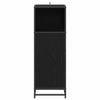 Baderomsskap Svart eik 35 x 37.5 x 100 cm Konstruert tre