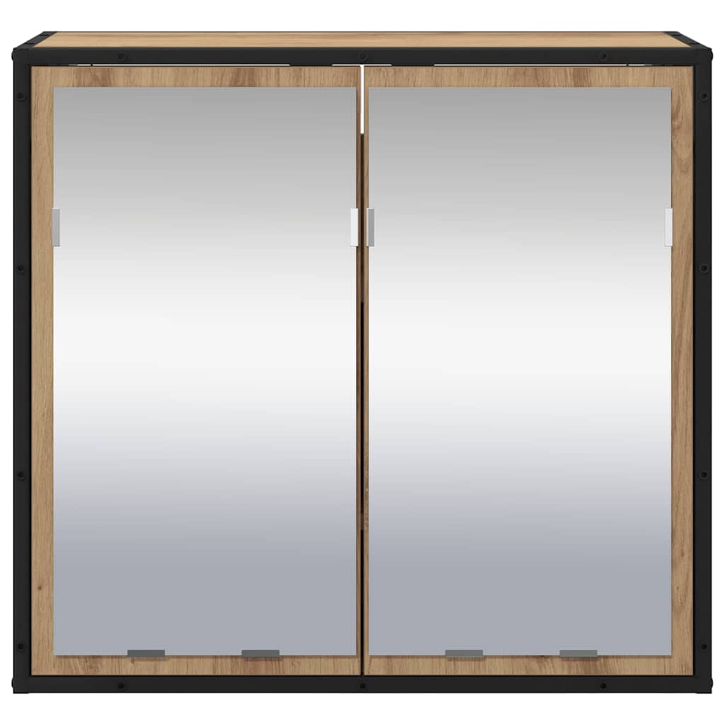 Vegghylle med hylle Veggmontert Artisan Eik 65 x 20 x 60 cm