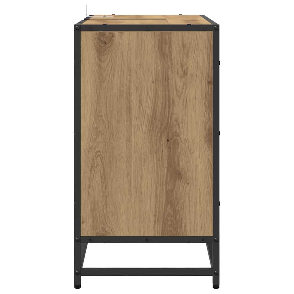 Baderomsskap Artisan Eik 65 x 33 x 60 cm Konstruert tre