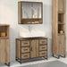 Baderomsskap Artisan Eik 80 x 33 x 60 cm Konstruert tre