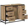 Baderomsvaskeskap artisan eik 80 x 33 x 60 cm Konstruert tre